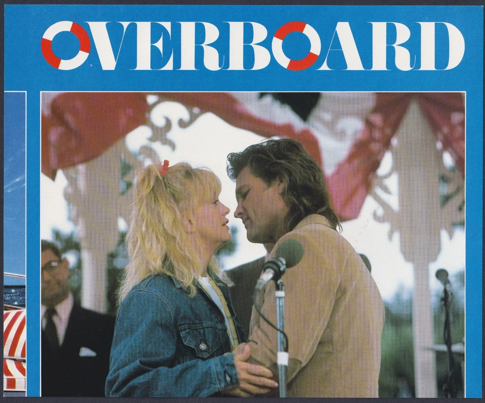 Overboard 8x ORIGINAL UK FOH Lobby Cards Kurt Russell Goldie Hawn 1987, изображение 2