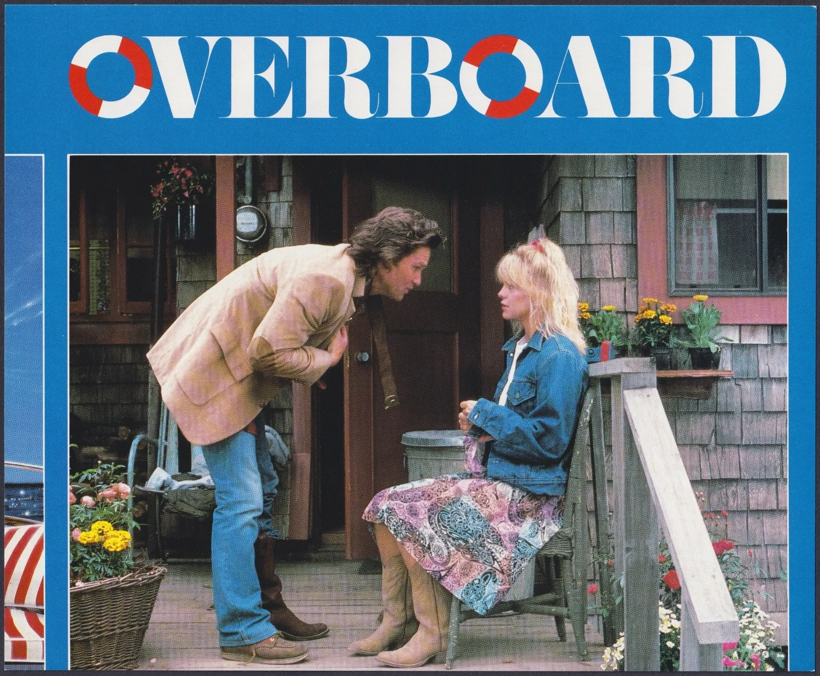 Overboard 8x ORIGINAL UK FOH Lobby Cards Kurt Russell Goldie Hawn 1987, изображение 4