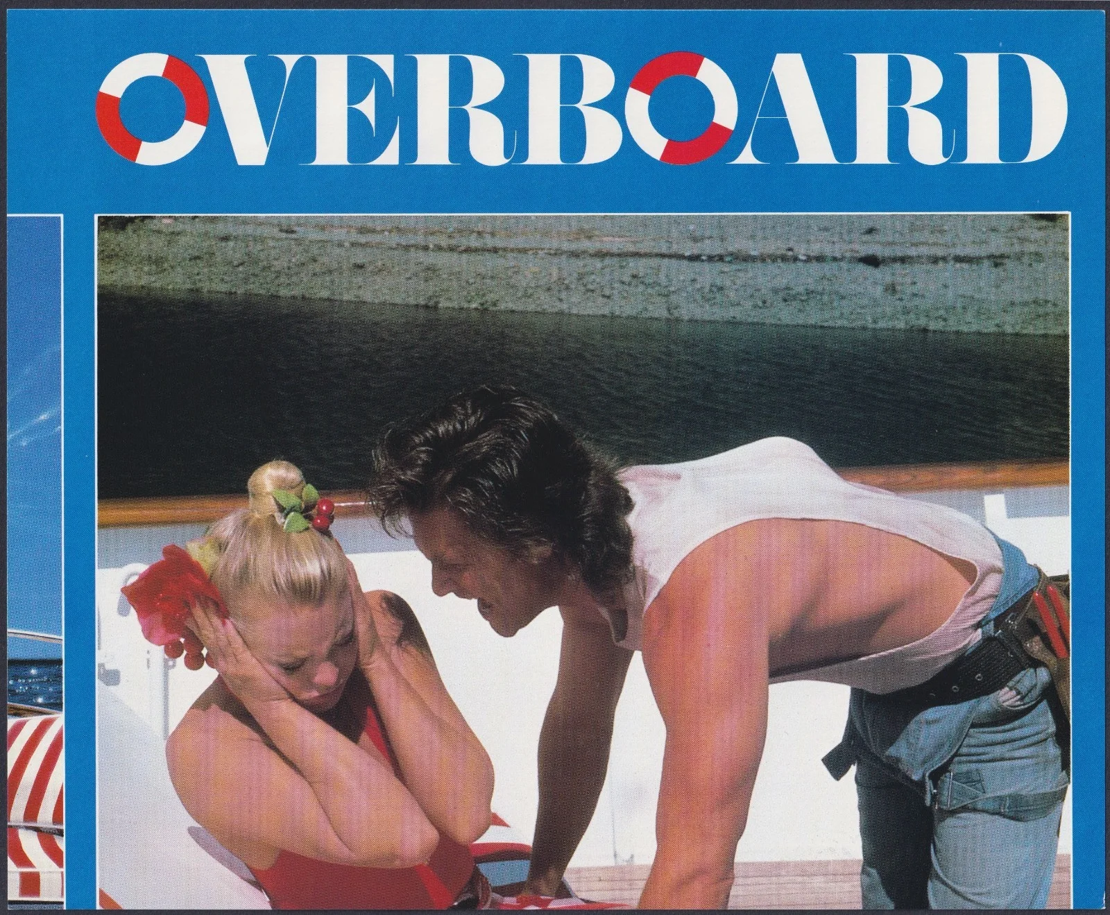 Overboard 8x ORIGINAL UK FOH Lobby Cards Kurt Russell Goldie Hawn 1987, изображение 5