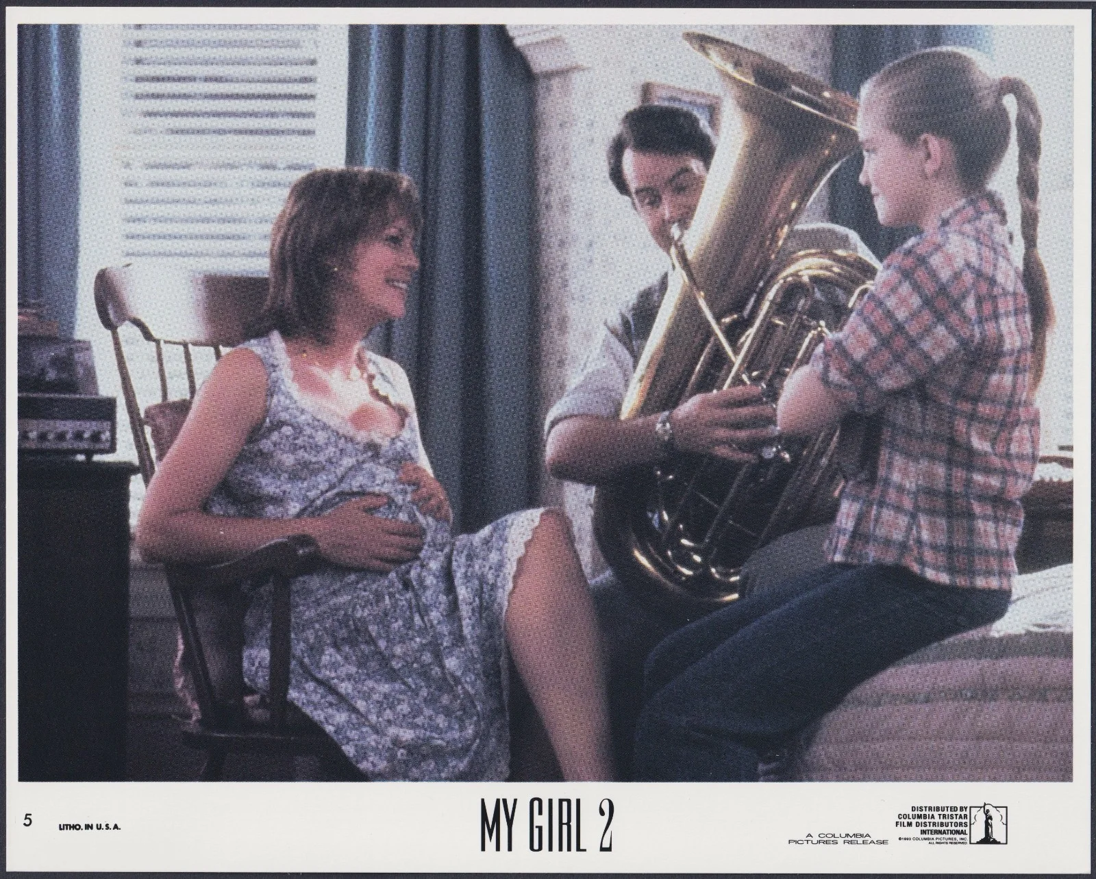 My Girl 2 8x ORIGINAL UK FOH Lobby Cards Jamie Lee Curtis Anna Chlumsky 1994, изображение 2