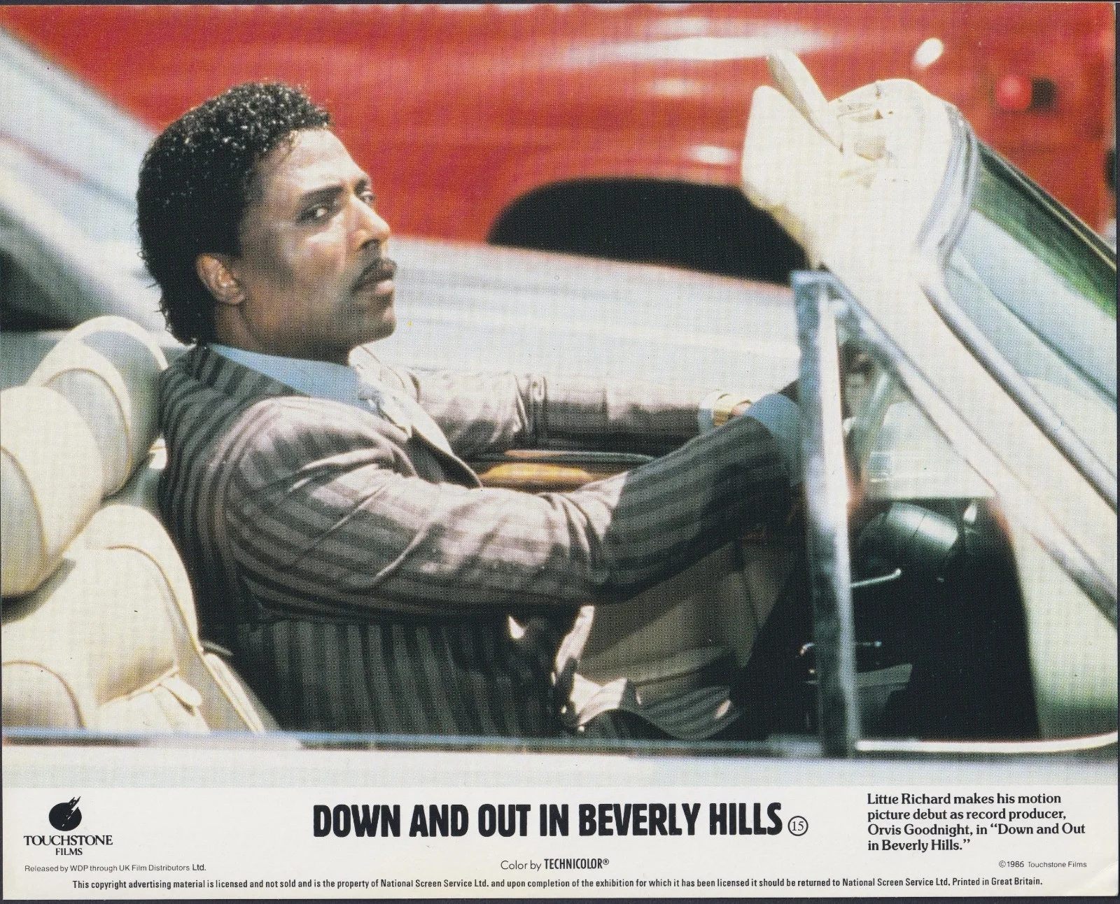 Down and Out in Beverly Hills 8x ORIGINAL UK FOH Lobby Cards Bette Midler 1986, изображение 3