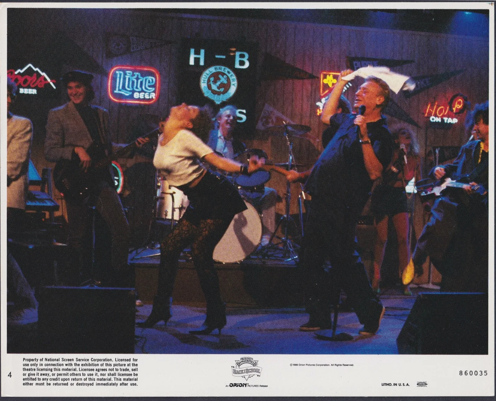 Back to School 8x ORIGINAL UK FOH Lobby Cards Rodney Dangerfield 1986, изображение 5
