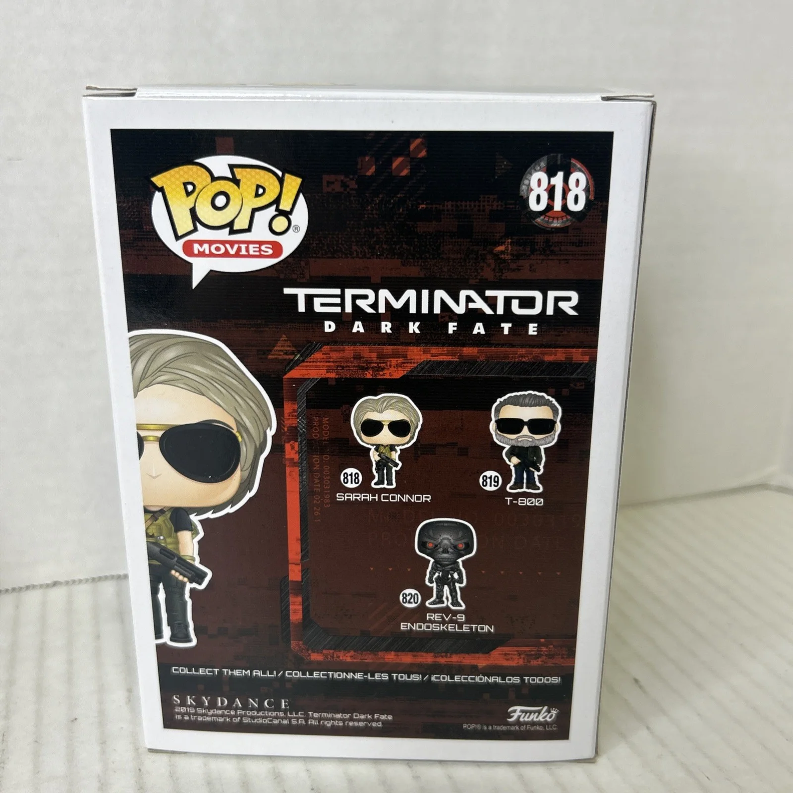 Linda Hamilton Signed Sarah Connor Funko 818 Terminator JSA COA, image 4