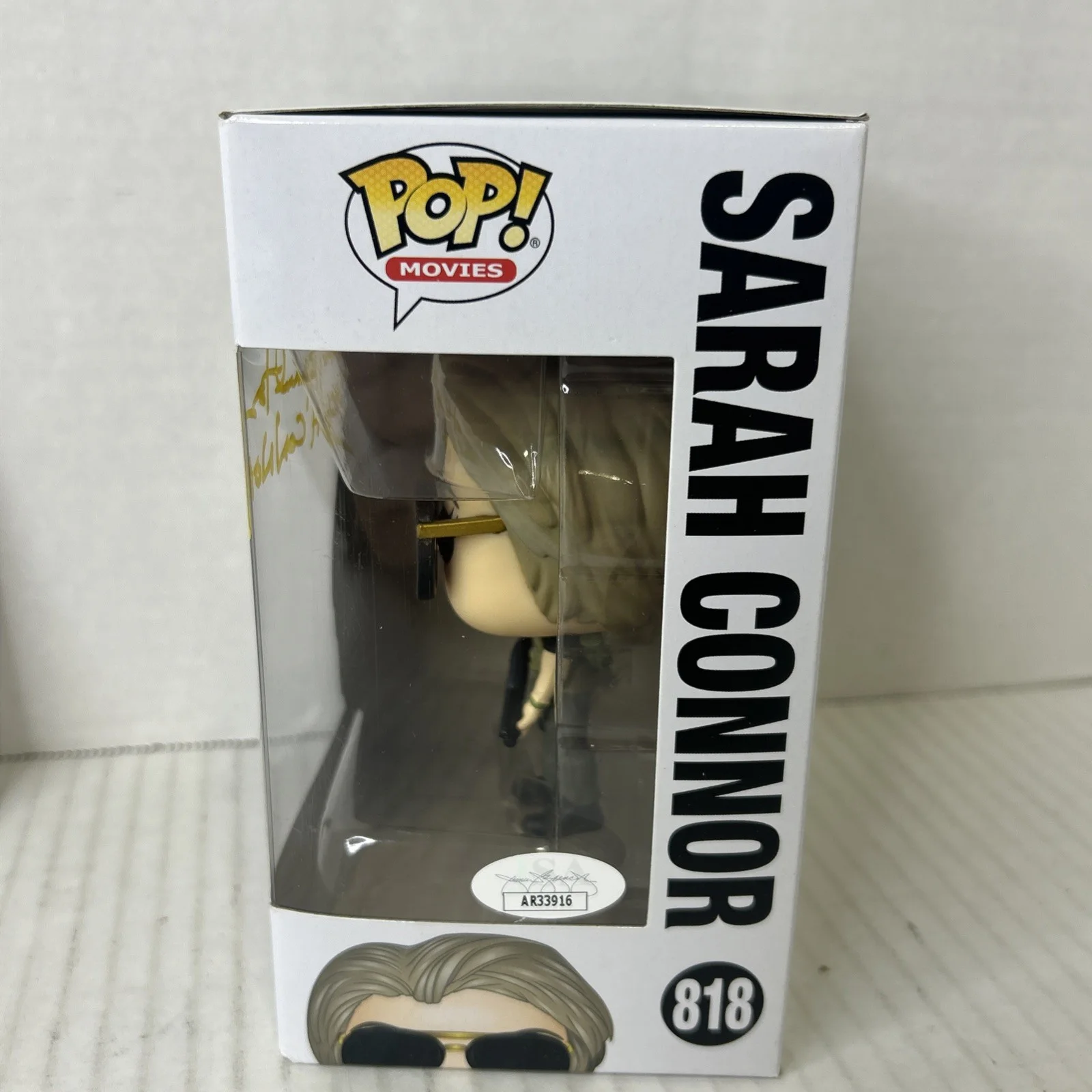 Linda Hamilton Signed Sarah Connor Funko 818 Terminator JSA COA, image 5