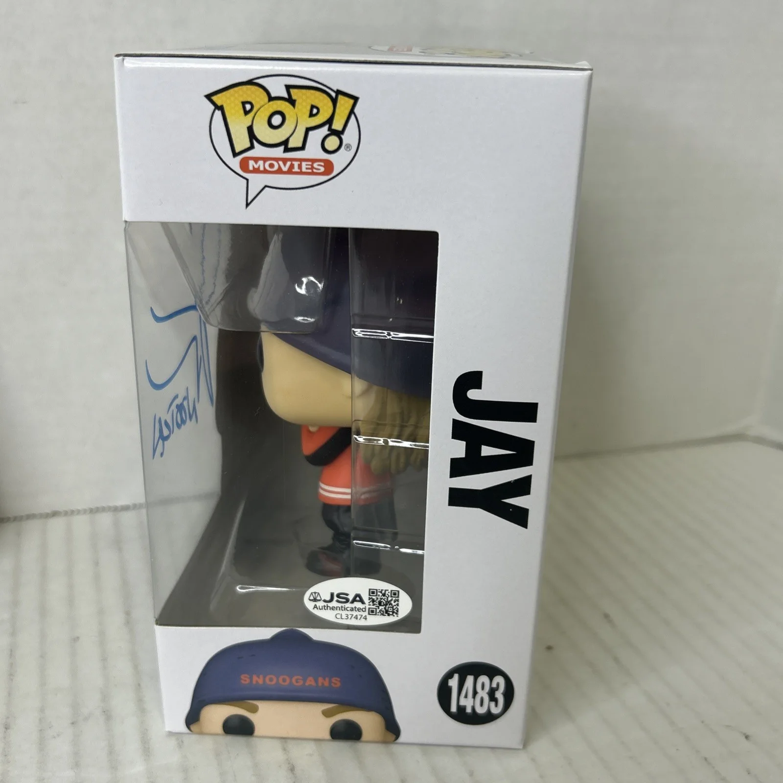 JASON MEWES — Jason Mewes Signed Clerks 3 "Jay" Funko Pop! #1483 Autograph with JSA COA, изображение 5