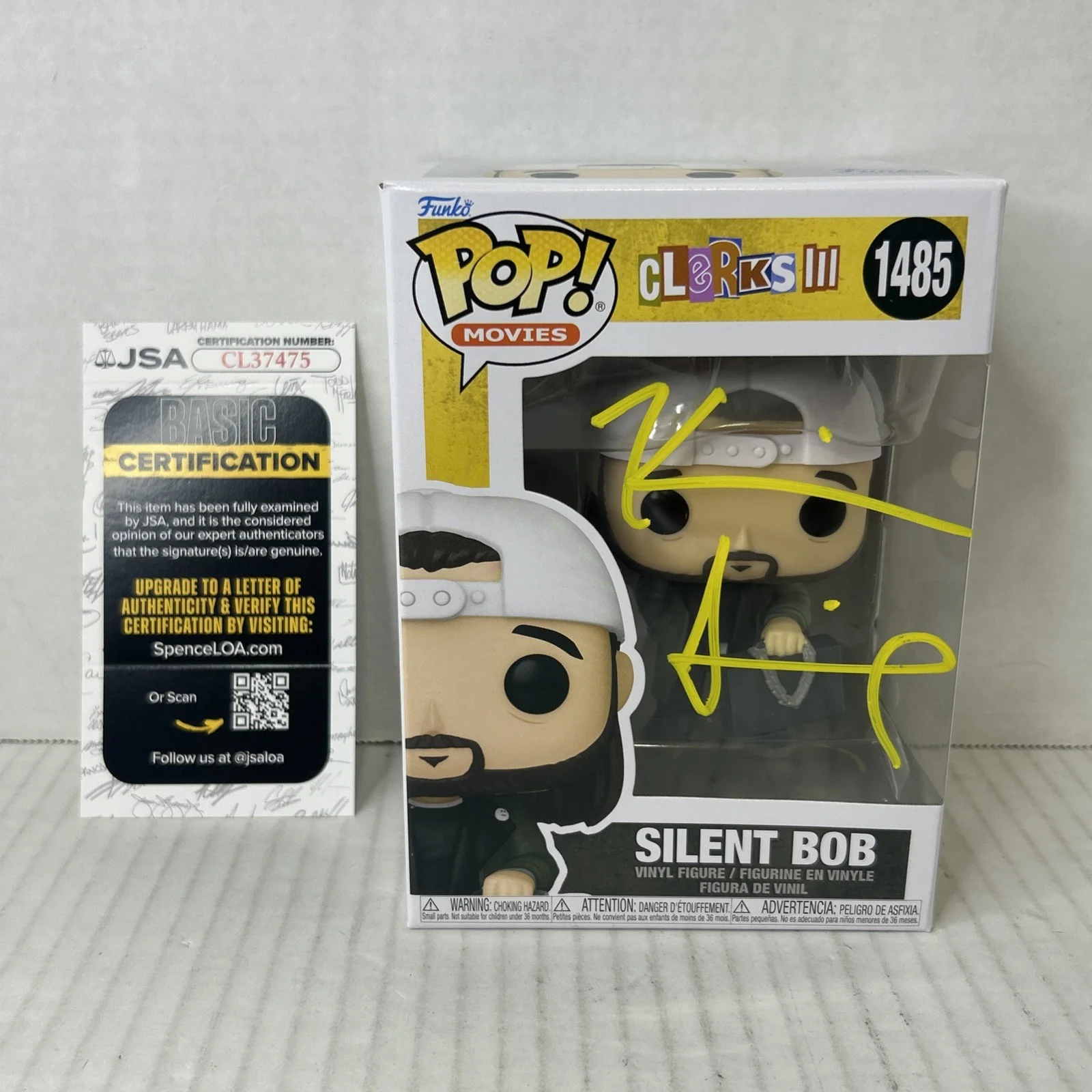 Kevin Smith — Kevin Smith SIGNED AUTOGRAPHED Silent Bob Funko Pop 1485 Clerks 3 JSA COA