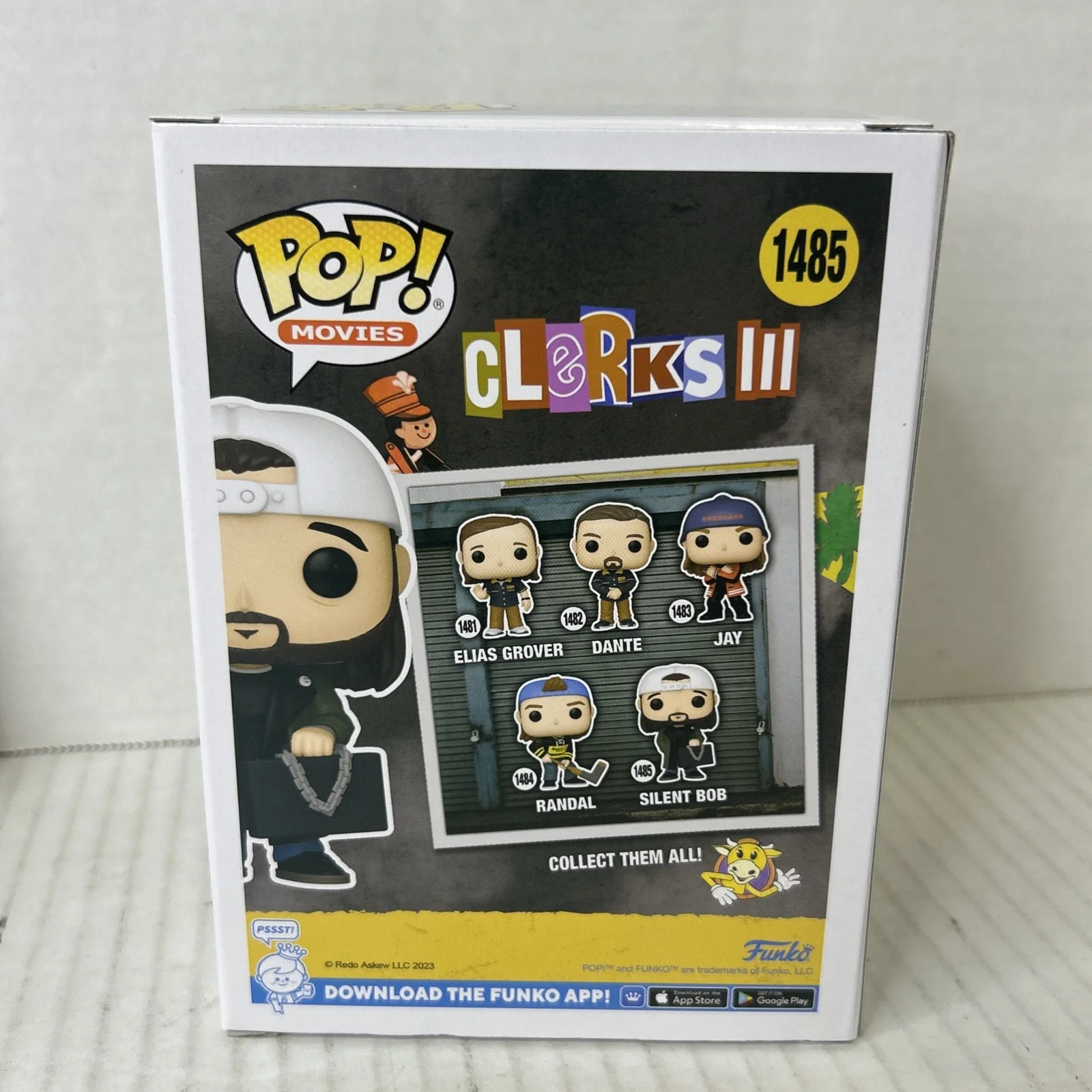 Kevin Smith — Kevin Smith SIGNED AUTOGRAPHED Silent Bob Funko Pop 1485 Clerks 3 JSA COA, изображение 4
