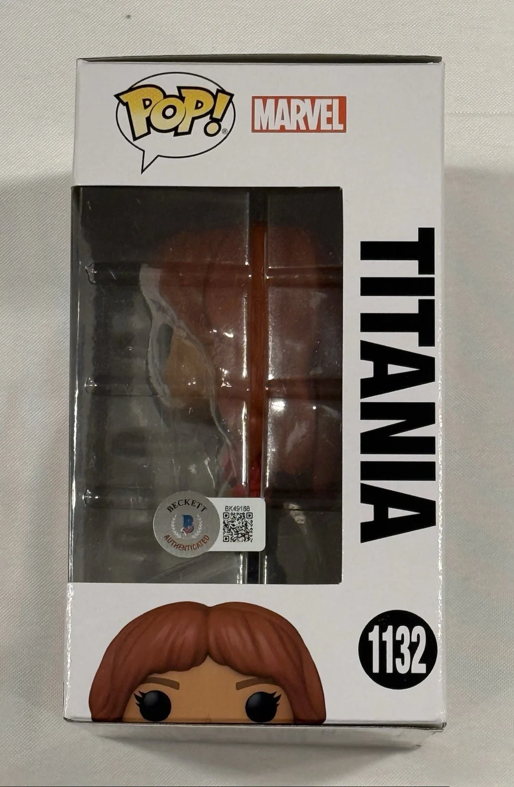 Jameela Jamil — Jameela Jamil Signed Titania Marvel She-Hulk Funko Pop #1132 Beckett COA, image 2