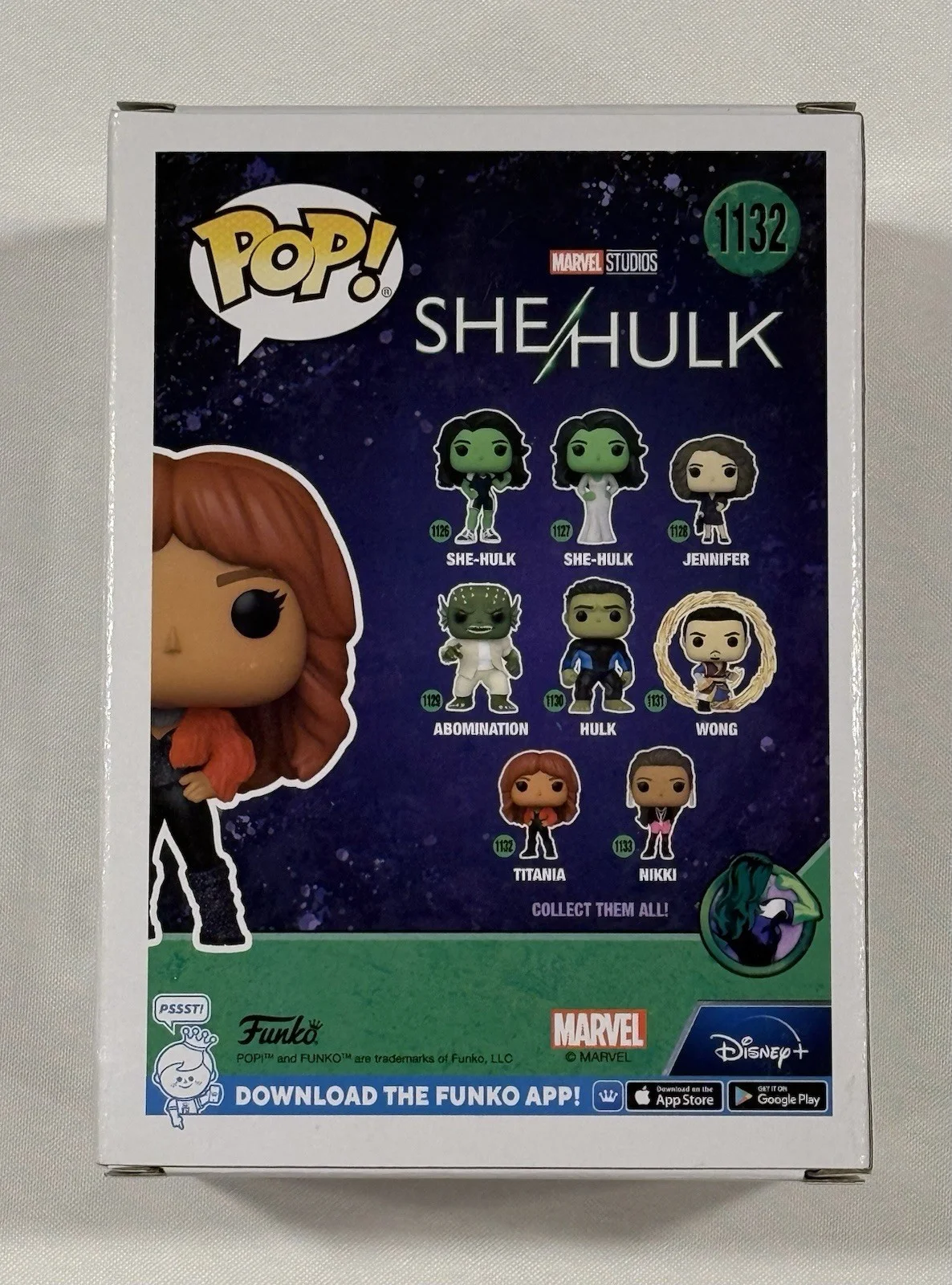 Jameela Jamil — Jameela Jamil Signed Titania Marvel She-Hulk Funko Pop #1132 Beckett COA, image 4