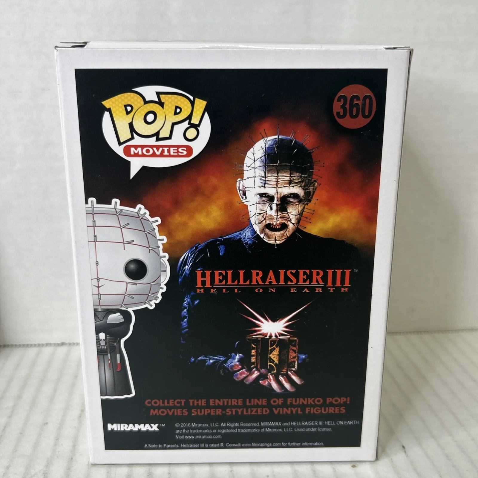 Doug Bradley Signed Funko Pop Pinhead #360 Hellraiser Autograph JSA COA, image 4