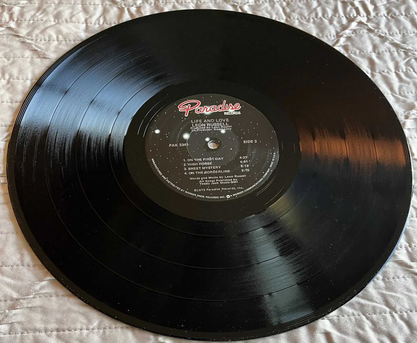 Leon Russell — Leon Russell--SIGNED--1980 Life and Love LP-Vinyl is NM--Pianist Extraordinaire!, изображение 5