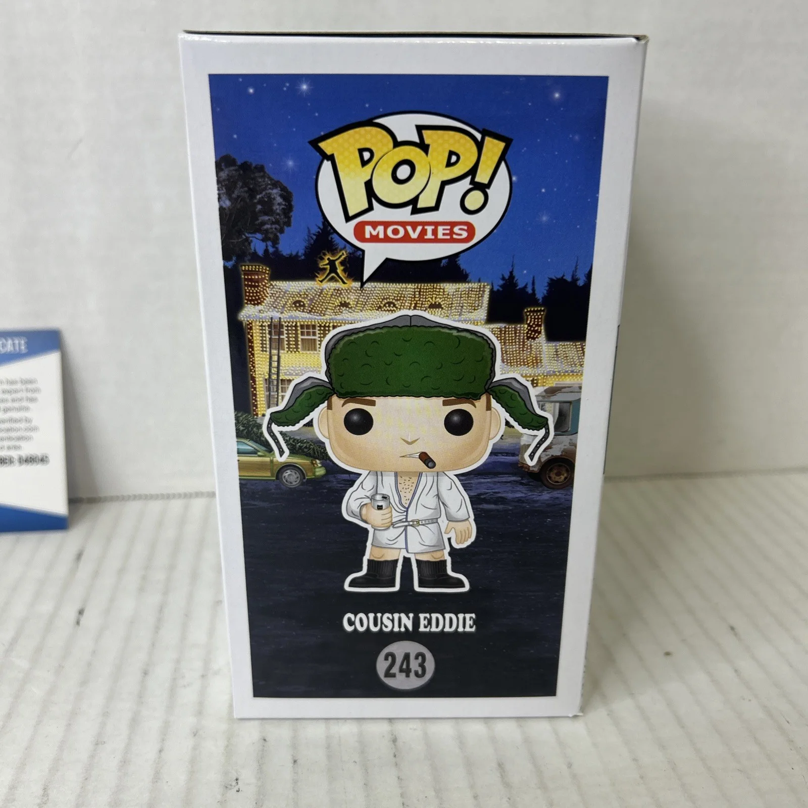Randy Quaid Signed Inscribed Cousin Eddie Funko Pop 243 Beckett, изображение 4