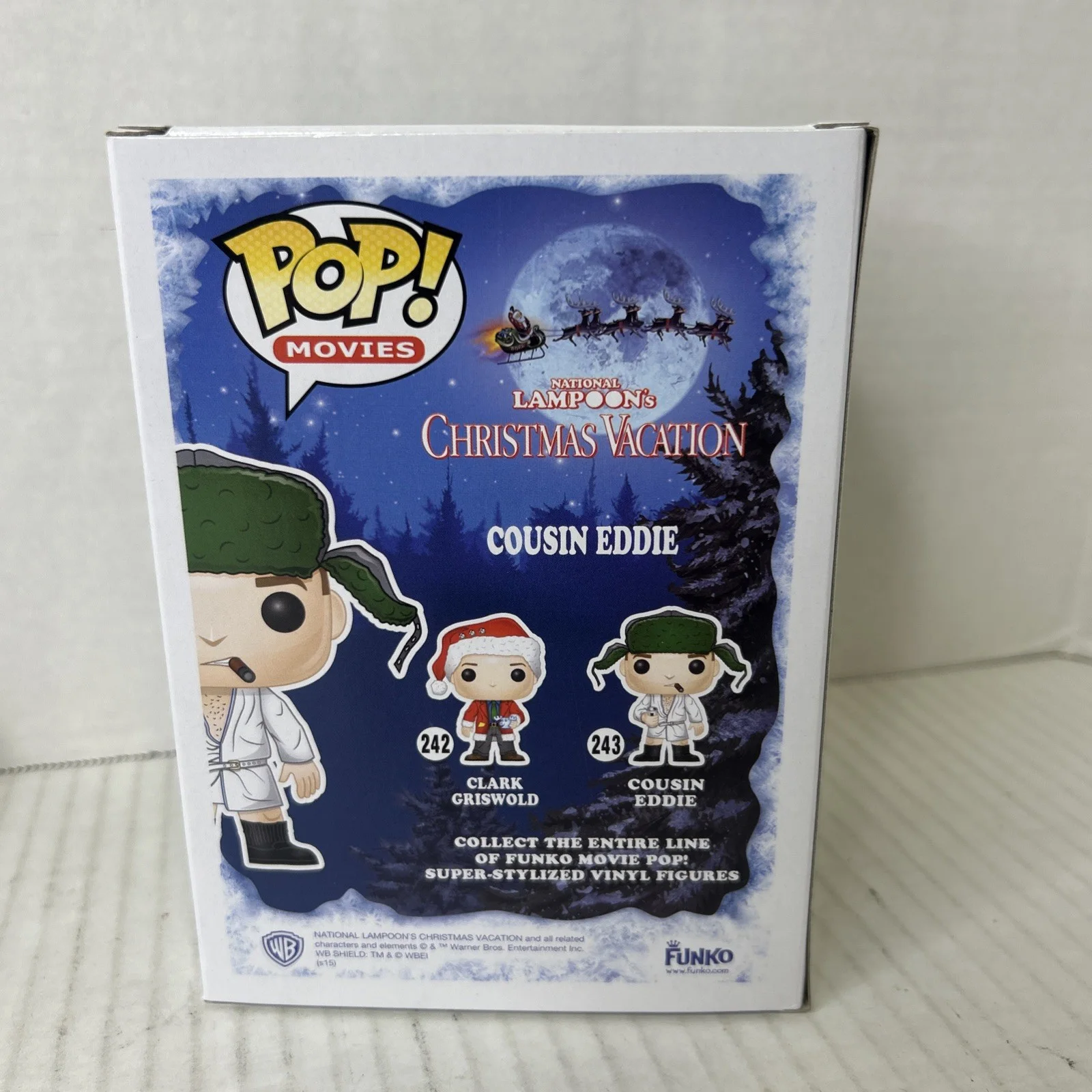Randy Quaid Signed Inscribed Cousin Eddie Funko Pop 243 Beckett, изображение 5