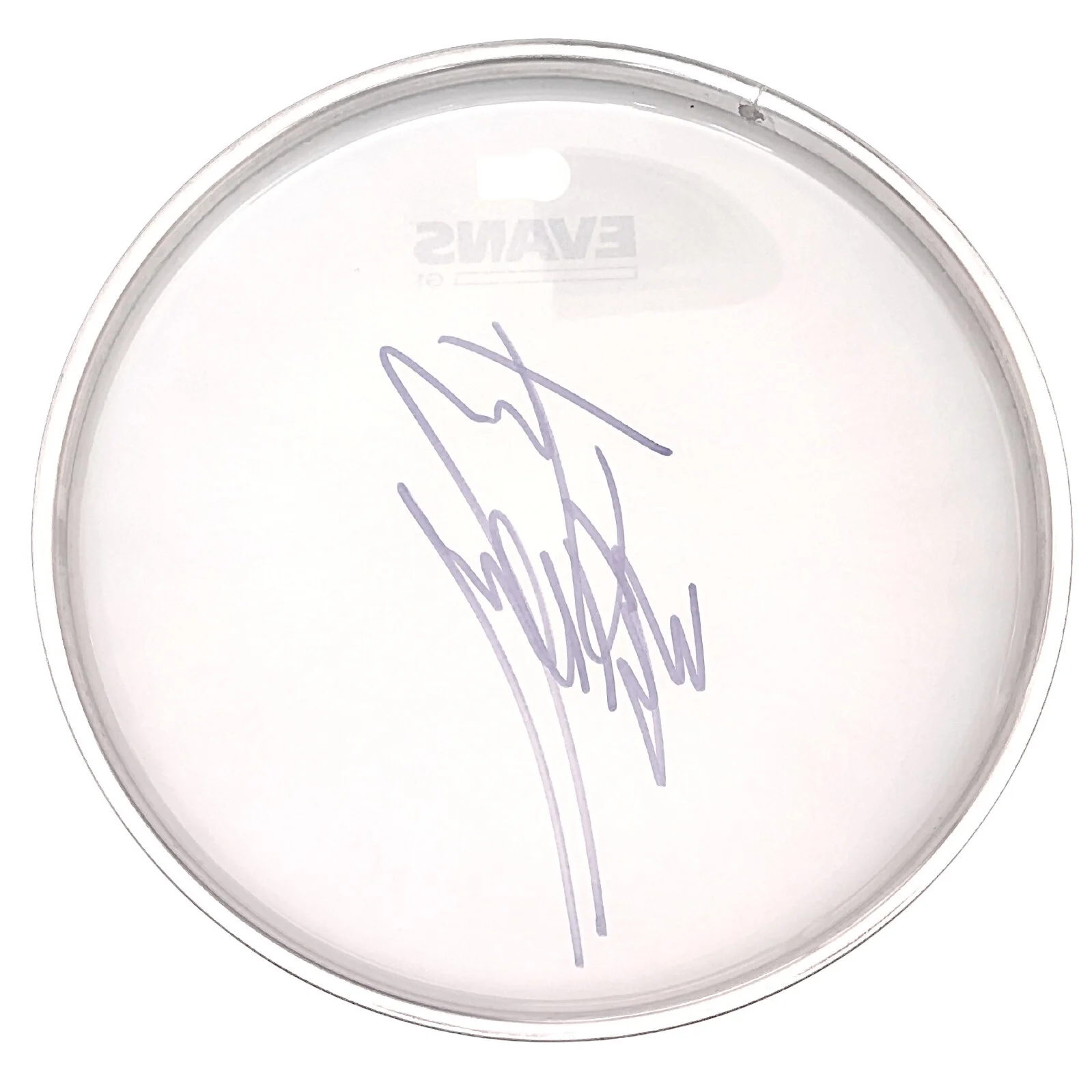 Jay Weinberg — Jay Weinberg Signed Evans 10 Inch Drumhead Slipknot Drummer Beckett BAS COA, image 5