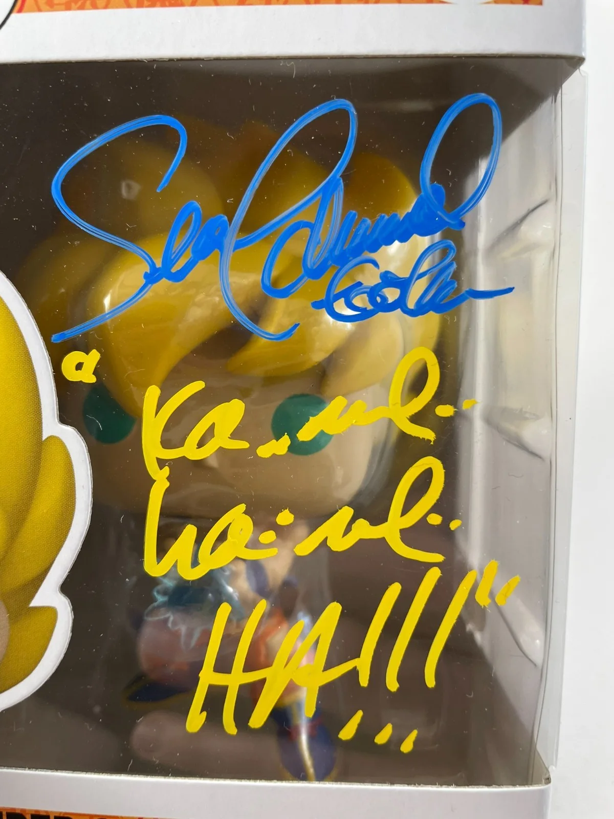 Sean Schemmel — Sean Schemmel Signed Dragon Ball Z Super Saiyan Goku Funko POP Vinyl 948 JSA COA, изображение 2
