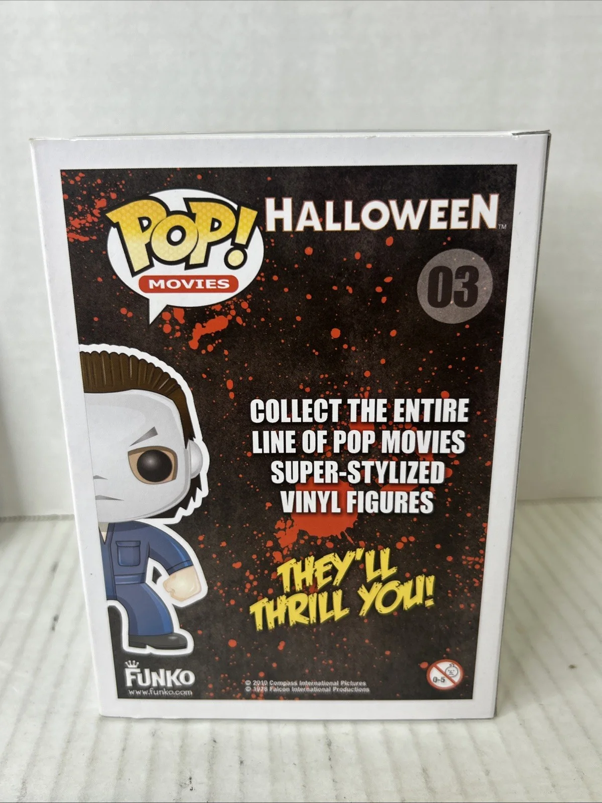 Nick Castle — Nick Castle autographed inscribed Funko Pop #03 JSA Authentic Michael Myers, image 4