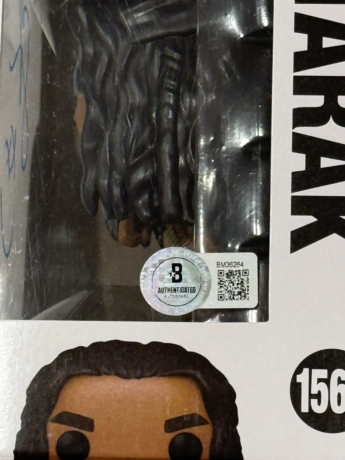 Staz Nair — Staz Nair Signed Tarak Rebel Moon Funko Pop! #1563 Beckett COA, image 4
