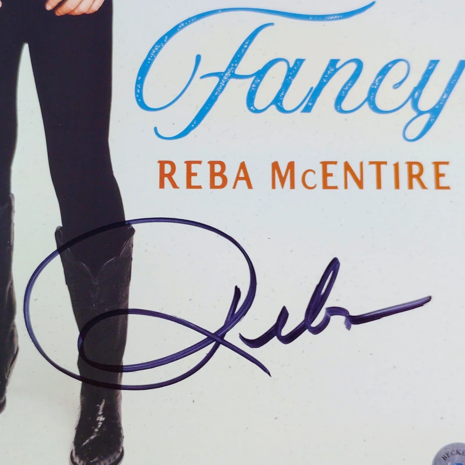 Reba McEntire — Reba McEntire Signed Not That Fancy 11x11 Album Flat Beckett BAS COA Country, изображение 3