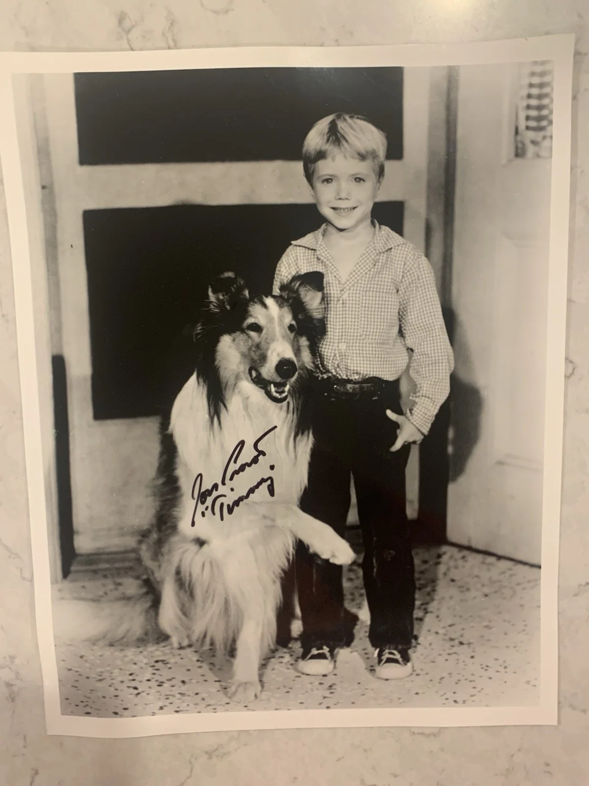 Timmy From Lassie Signed Autographed 8x10 Photo With COA Jon Provost, изображение 2