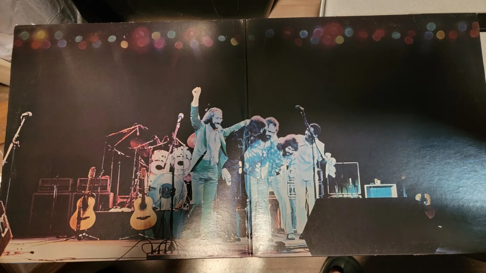 DAVE MASON signed CERTIFIED LIVE 1976 Record / Album Set COA TRAFFIC, изображение 4