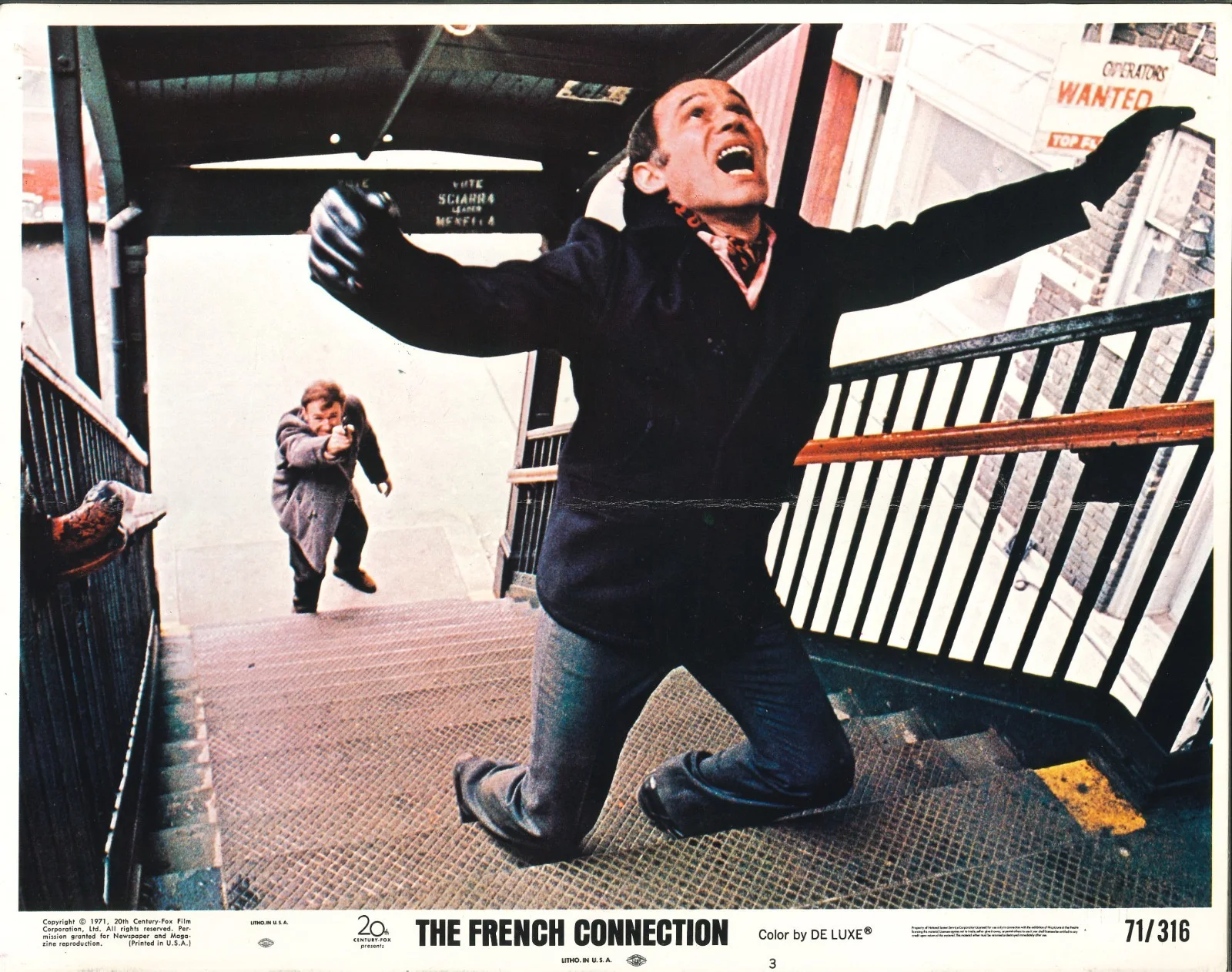 French Connection 8x ORIGINAL US Lobby Cards Gene Hackman William Friedkin 1971, изображение 2