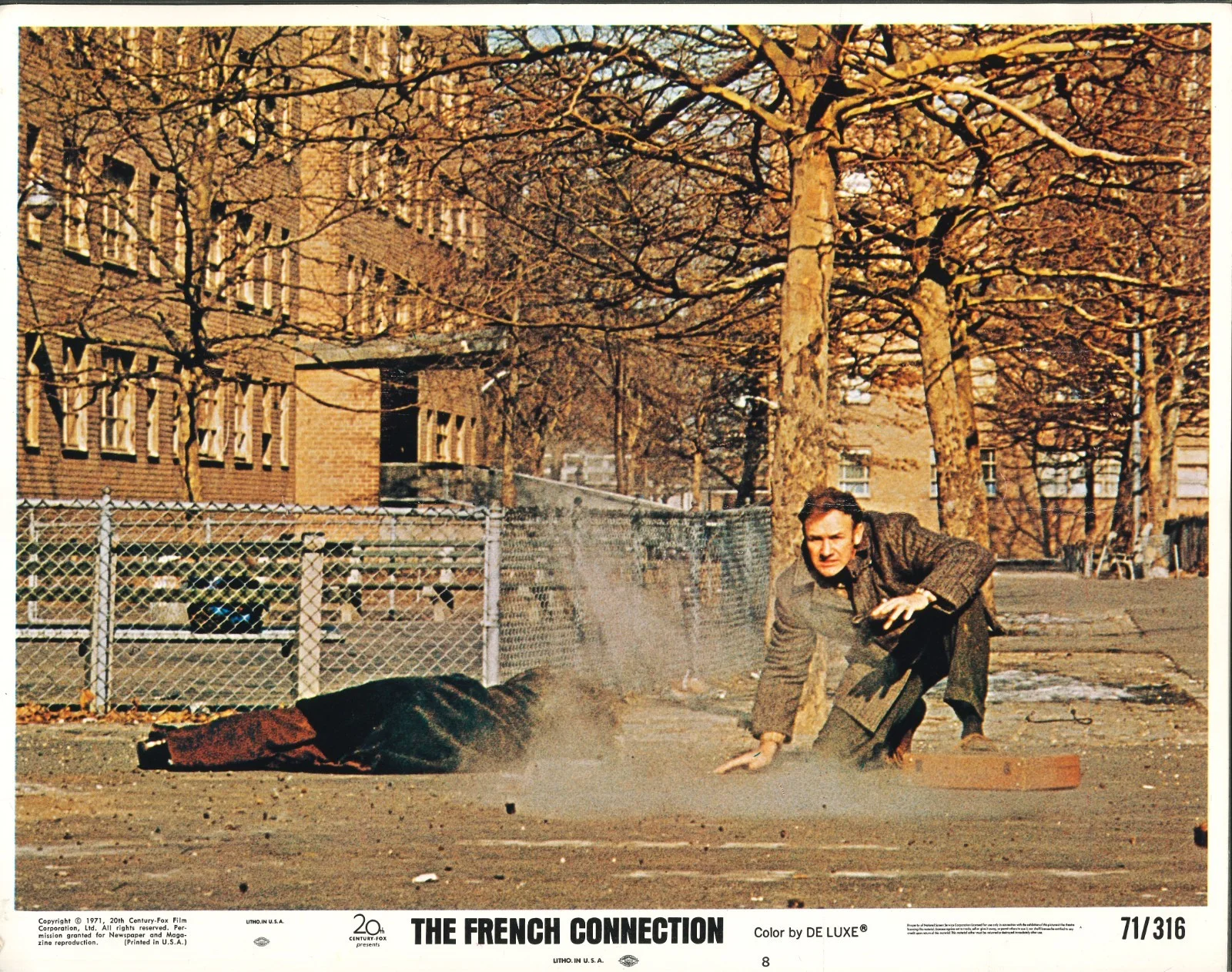 French Connection 8x ORIGINAL US Lobby Cards Gene Hackman William Friedkin 1971, изображение 3
