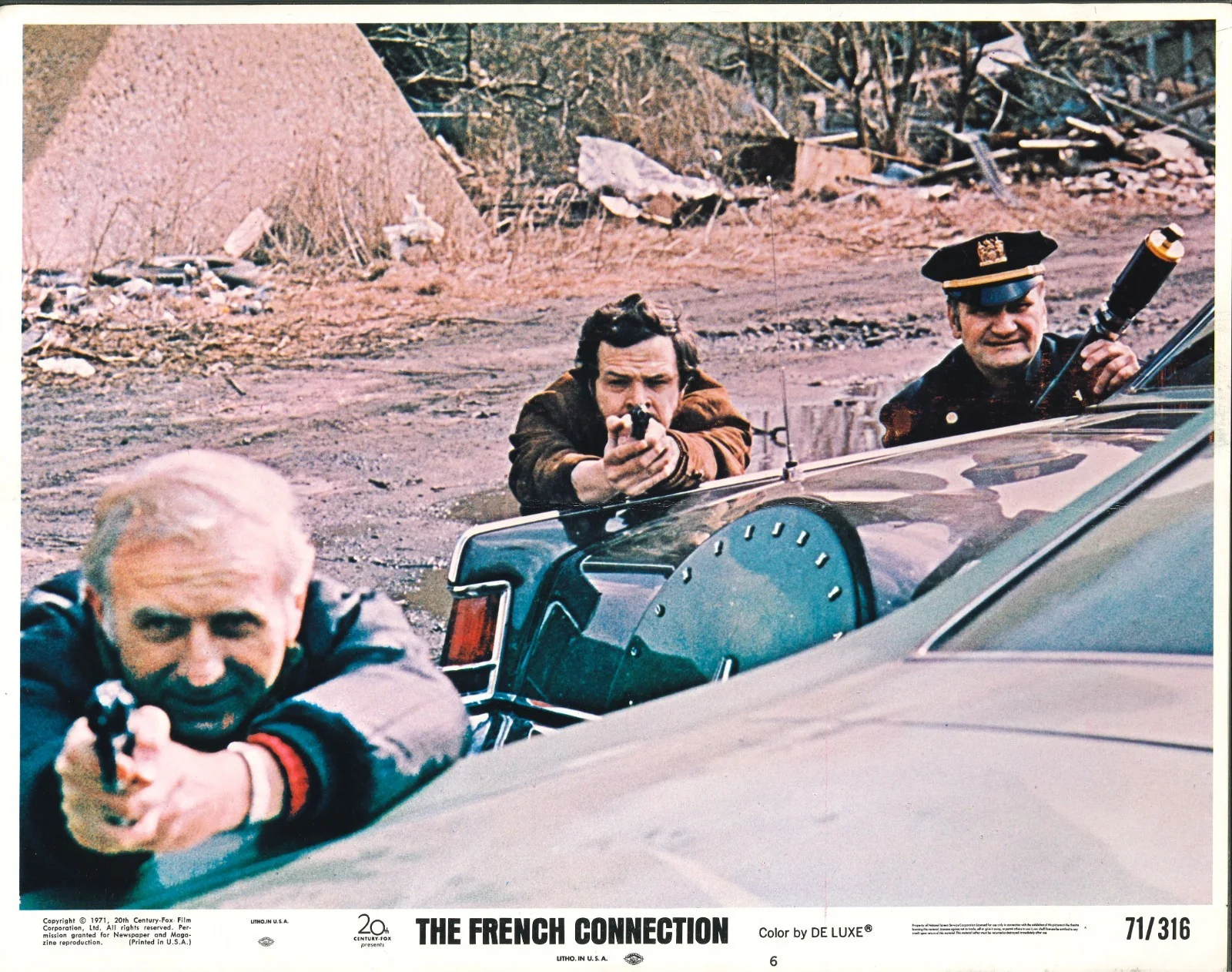 French Connection 8x ORIGINAL US Lobby Cards Gene Hackman William Friedkin 1971, изображение 5