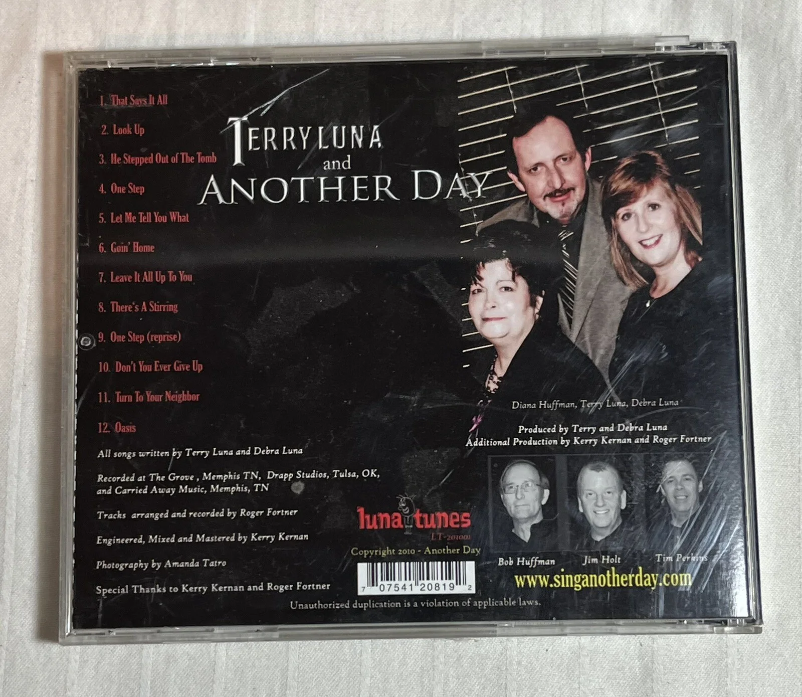 Terryluna And Another Day Signed CD Title Look Up Signed CD Excellent, image 3