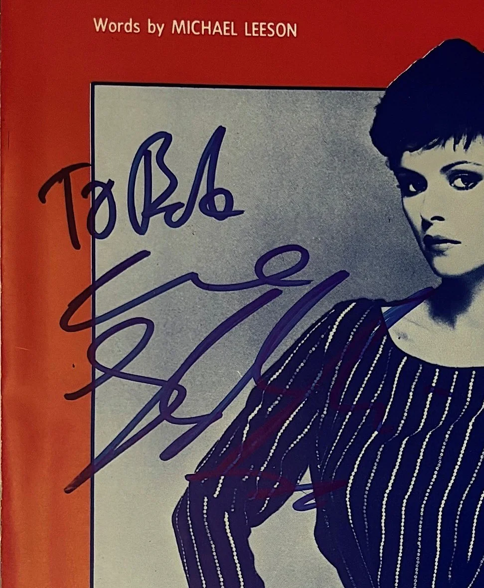 SHEENA EASTON — SHEENA EASTON 'FOR YOUR EYES ONLY' HAND SIGNED 1981 SHEET MUSIC BY BILL CONTI, изображение 2