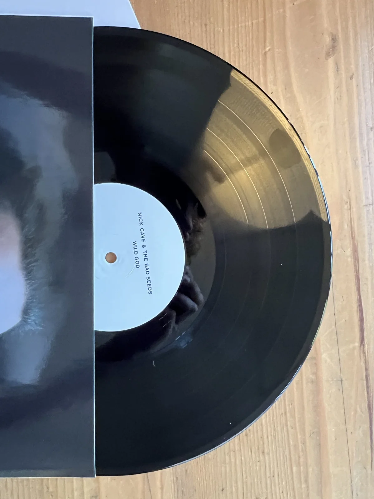 Signed Nick Cave Wild God 12" LP Record, image 2