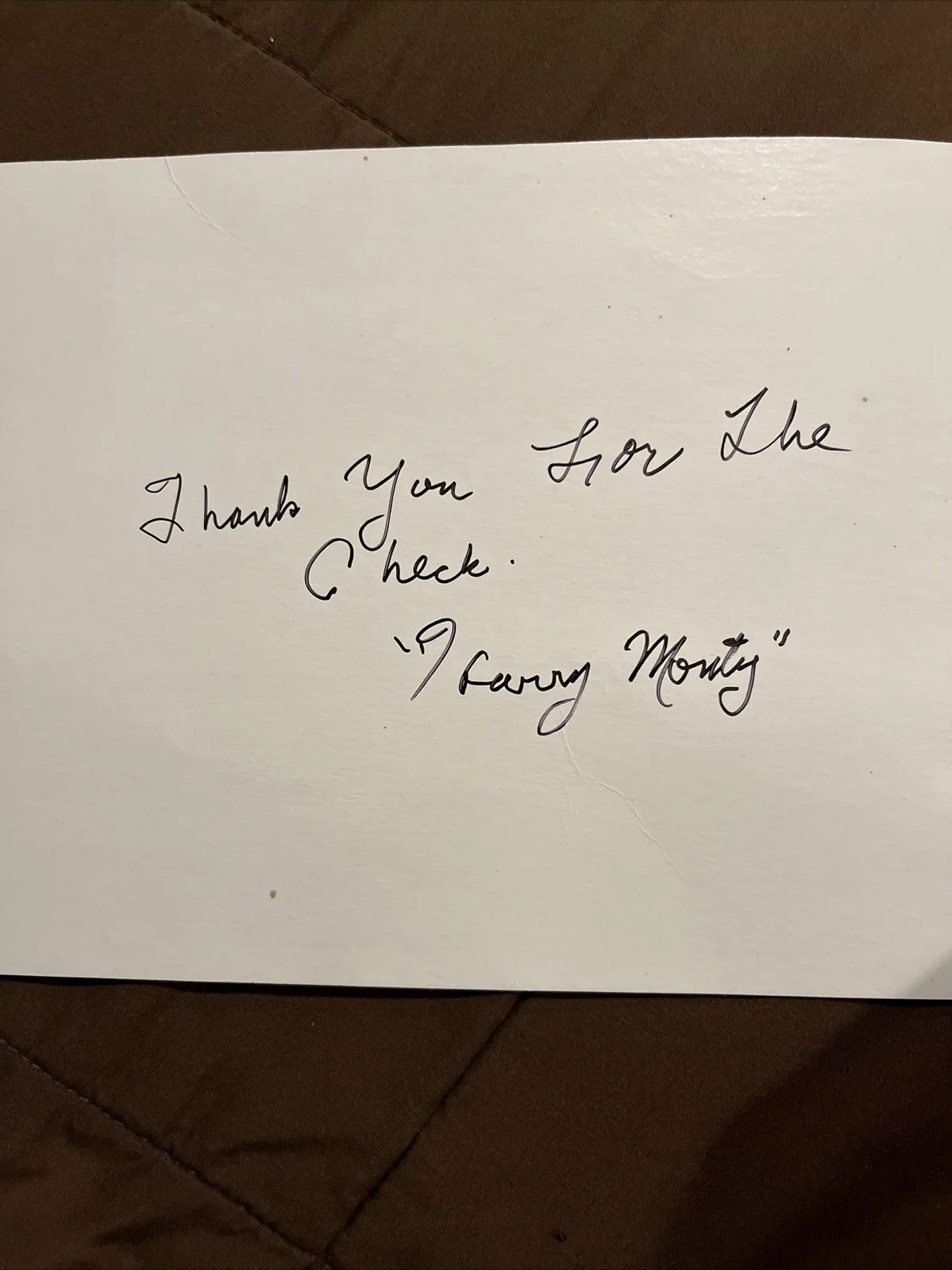 Harry Monty — Wizard of Oz “signed” winged monkey (Harry Monty) B&W 8 x 10 photo, image 4