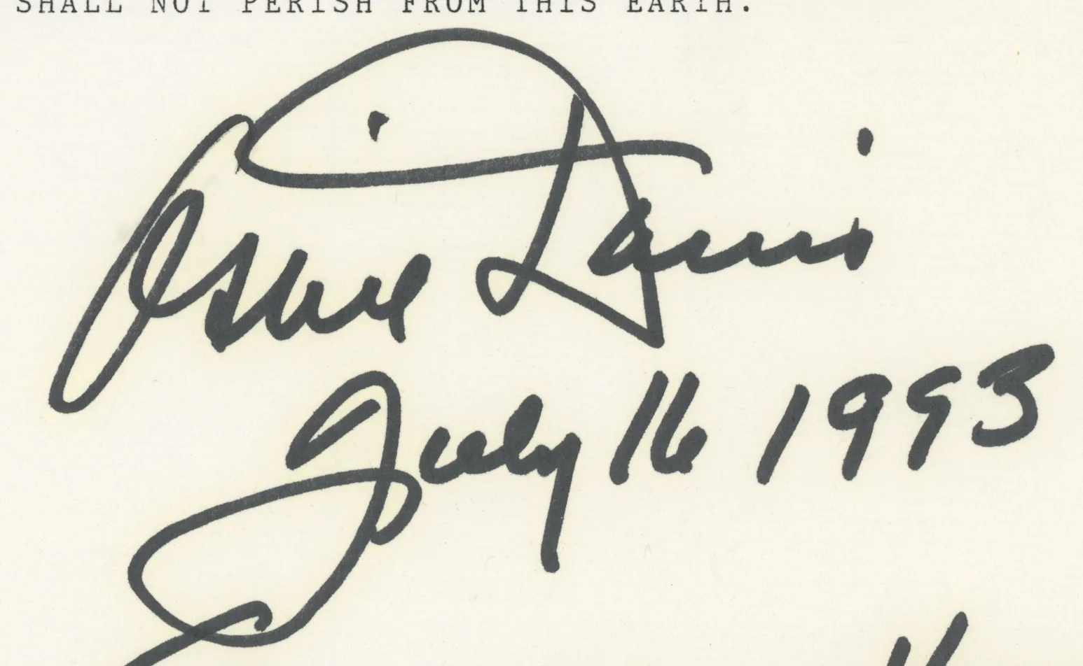 Ossie Davis Abraham Lincoln Signed Autographed Gettysburg Address AMCo COA 26594, изображение 2