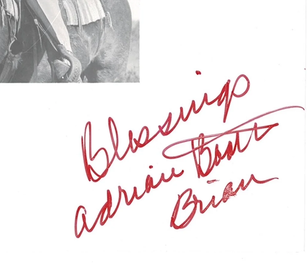 Monte Hale Adrian Booth — Monte Hale & Adrian Booth Western TV Autographed Signed 8x10 Photo JSA 6939, image 3