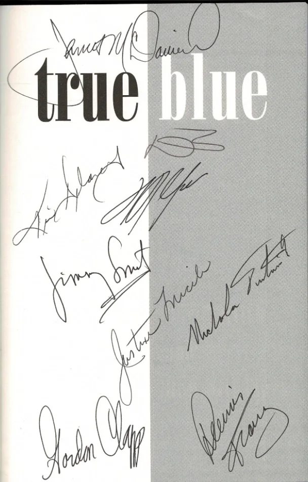 Dennis Franz — NYPD Blue Dennis Franz Cast Autographed Signed Script Book AMCo LOA 20325