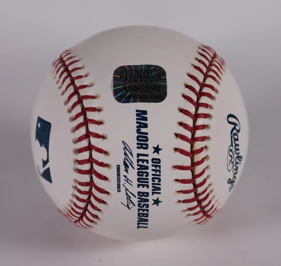 Tony Curtis — Tony Curtis Some Like It Hot Autographed Signed Baseball AMCo COA 14000, image 3