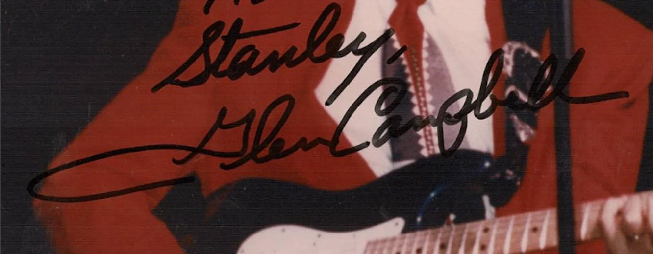 Glenn Campbell Canadian Singer Autographed Signed 8x10 Photo AMCo COA 22870, image 2