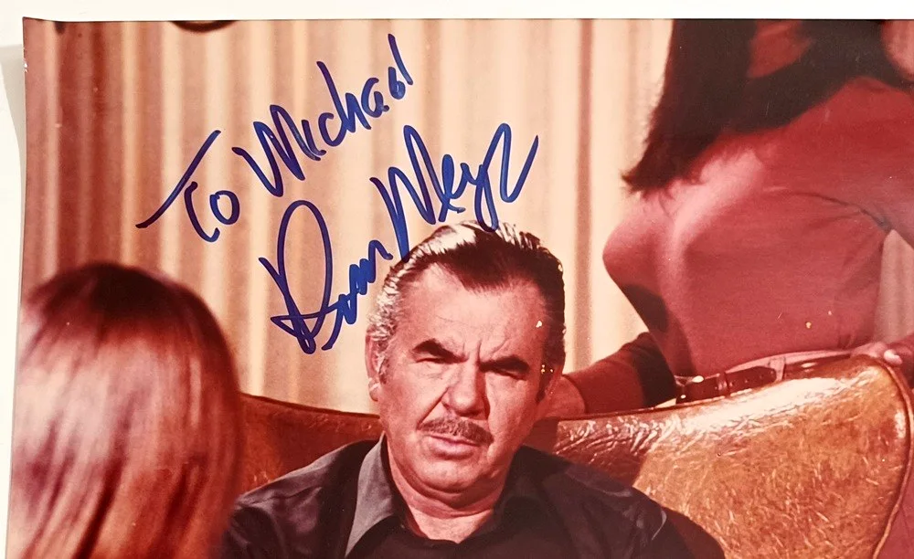 Russ Meyer in person — Russ Meyer Original Signed Glossy 8x10 Oct. 1996 Chiller Faster Pussycat Vixen, image 3
