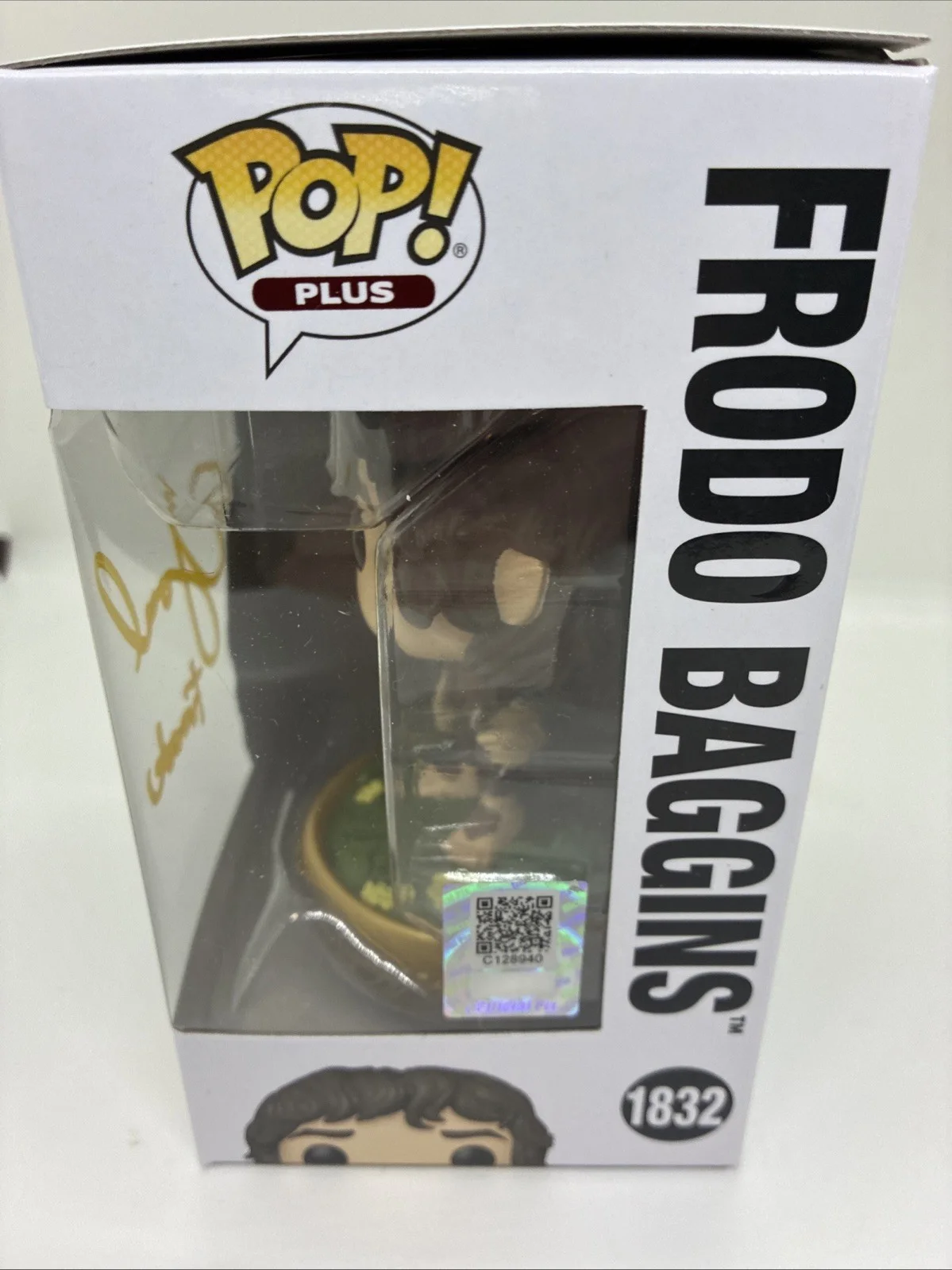 Elijah Wood — Elijah Wood Signed The Lord Of The Rings Funko Pop #1832 Frodo Official Pix, изображение 2