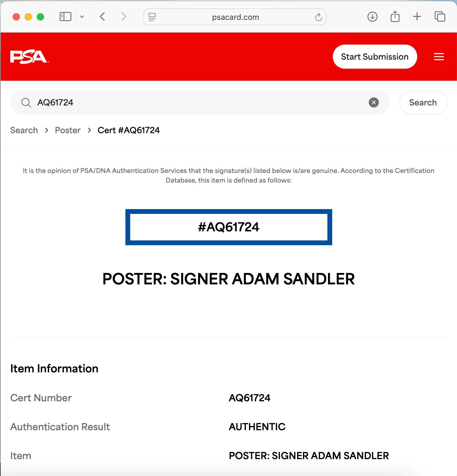 Adam Sandler — ADAM SANDLER SIGNED 11X14 PHOTO PSA DNA AUTOGRAPH BILLY MADISON POSTER IMAGE, изображение 3