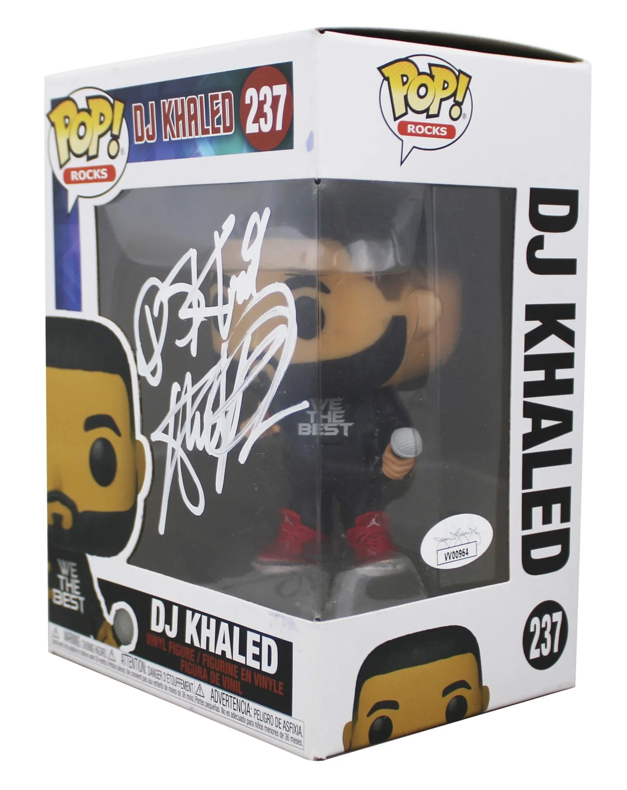 D.J. Khaled — D.J. Khaled Authentic Signed #237 Funko Pop Vinyl Figure JSA #VV00964, image 2