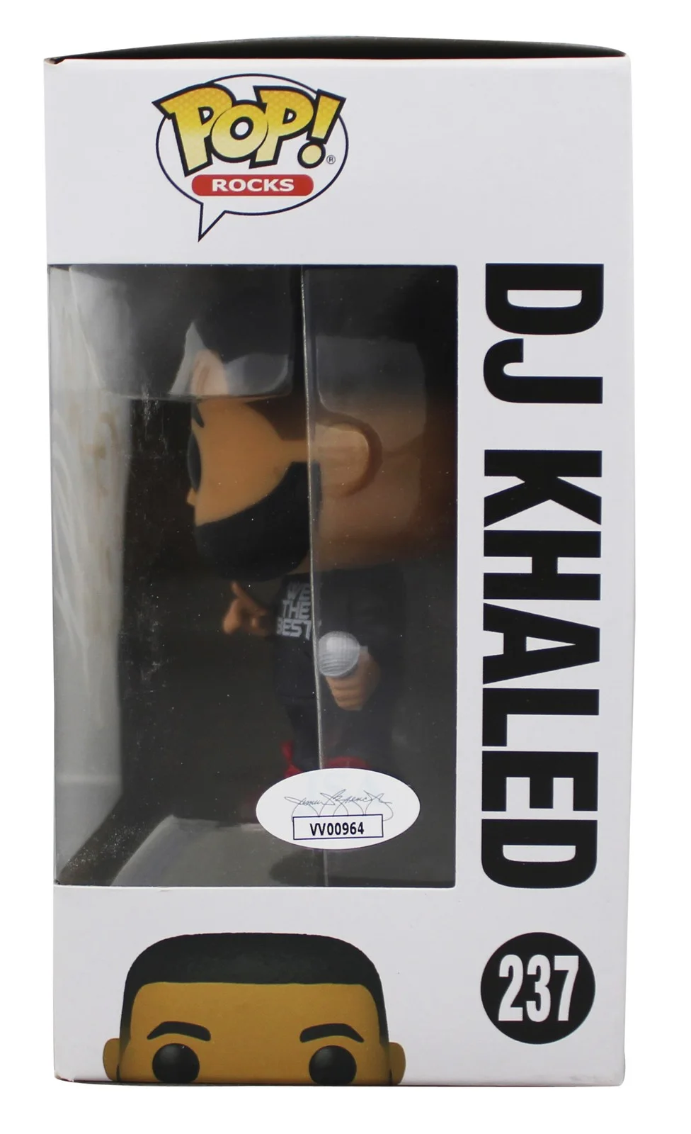 D.J. Khaled — D.J. Khaled Authentic Signed #237 Funko Pop Vinyl Figure JSA #VV00964, image 3