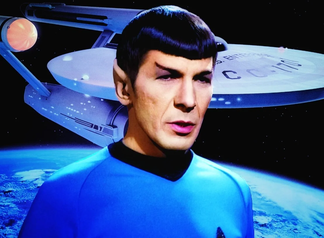Leonard Nimoy signed 4x6 index card, image 2