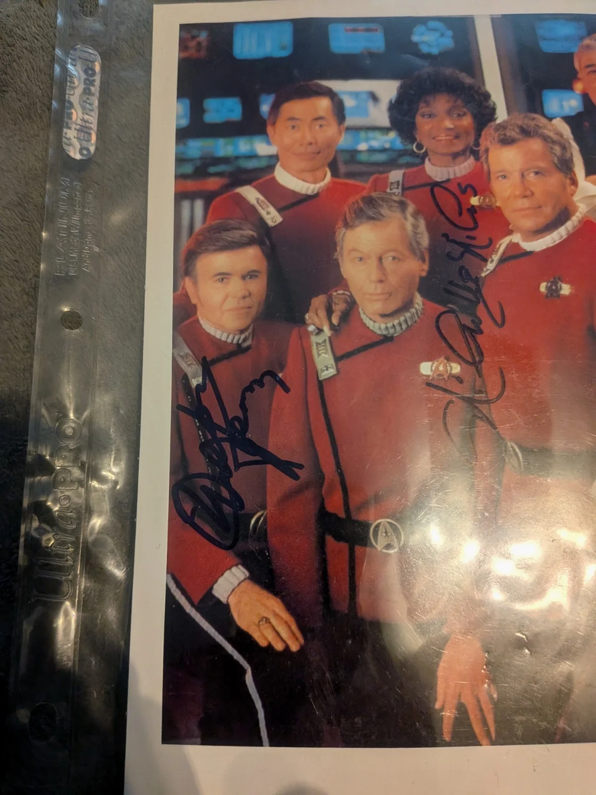 NICHELLE NICHOLS — NICHELLE NICHOLS WALTER KOENIG CHEKOV UHURA SIGNED STAR TREK CAST 8x10 PHOTO, изображение 2