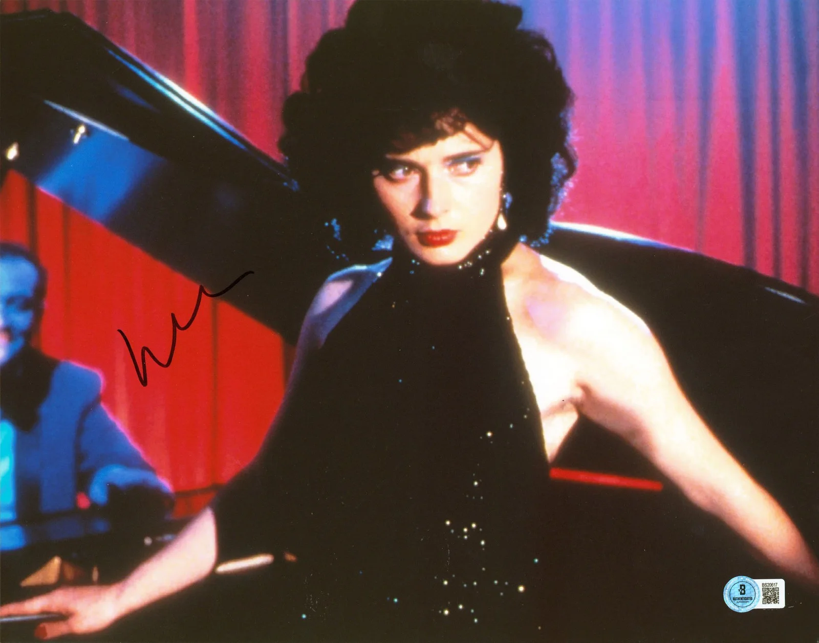 Isabella Rossellini — Isabella Rossellini Blue Velvet Authentic Signed 11x14 Photo BAS #BS20617