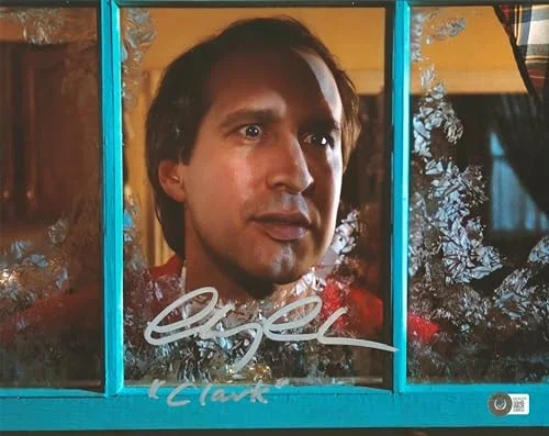 Chevy Chase — Chevy Chase Christmas Vacation "Clark" Signed 11x14 Photo BAS Witness #WZ46356, изображение 2