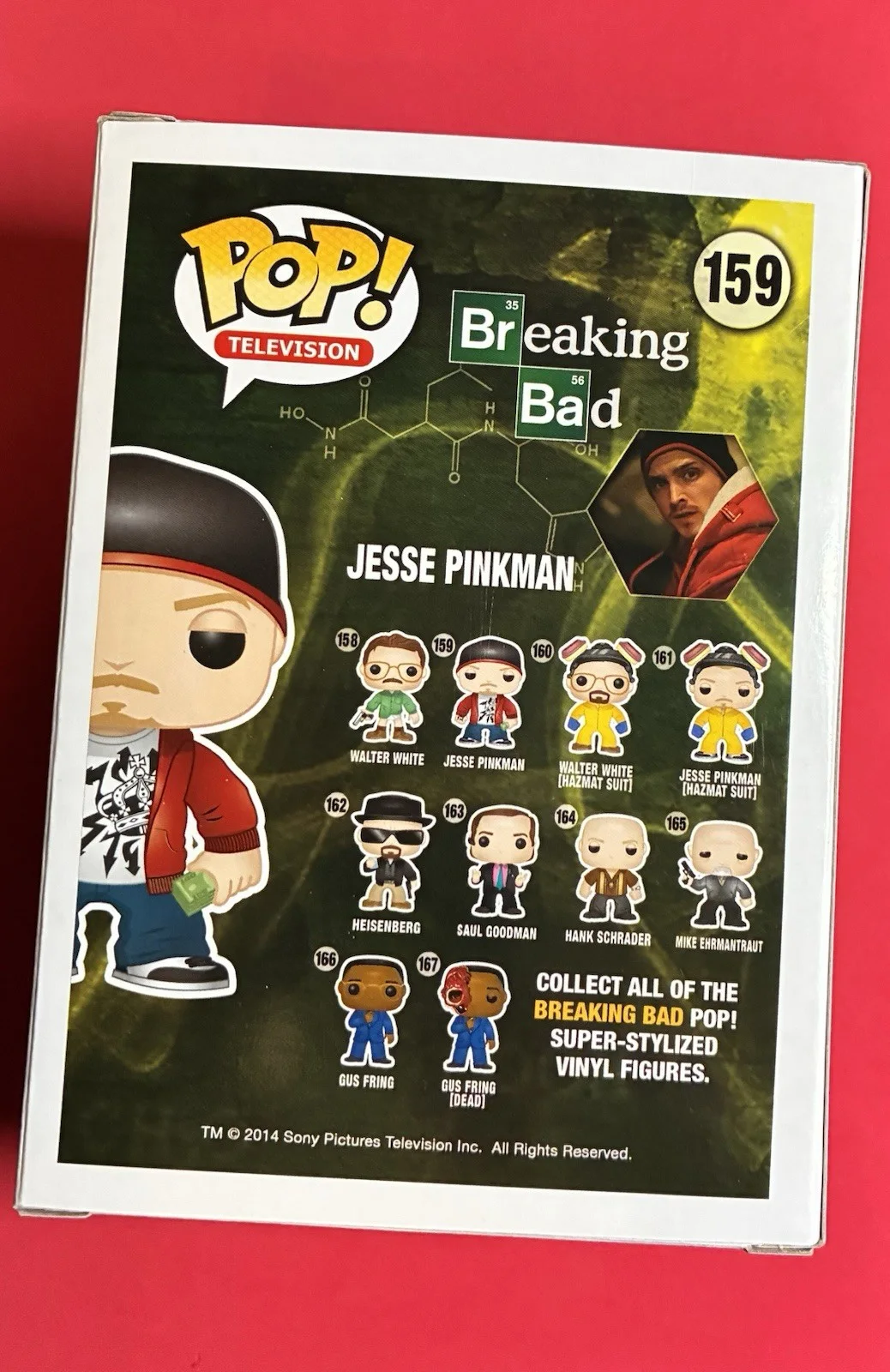 Aaron Paul Signed Jesse Pinkman Breaking Bad Funko#159 SWAU Free Ship/Pop Armor, image 3