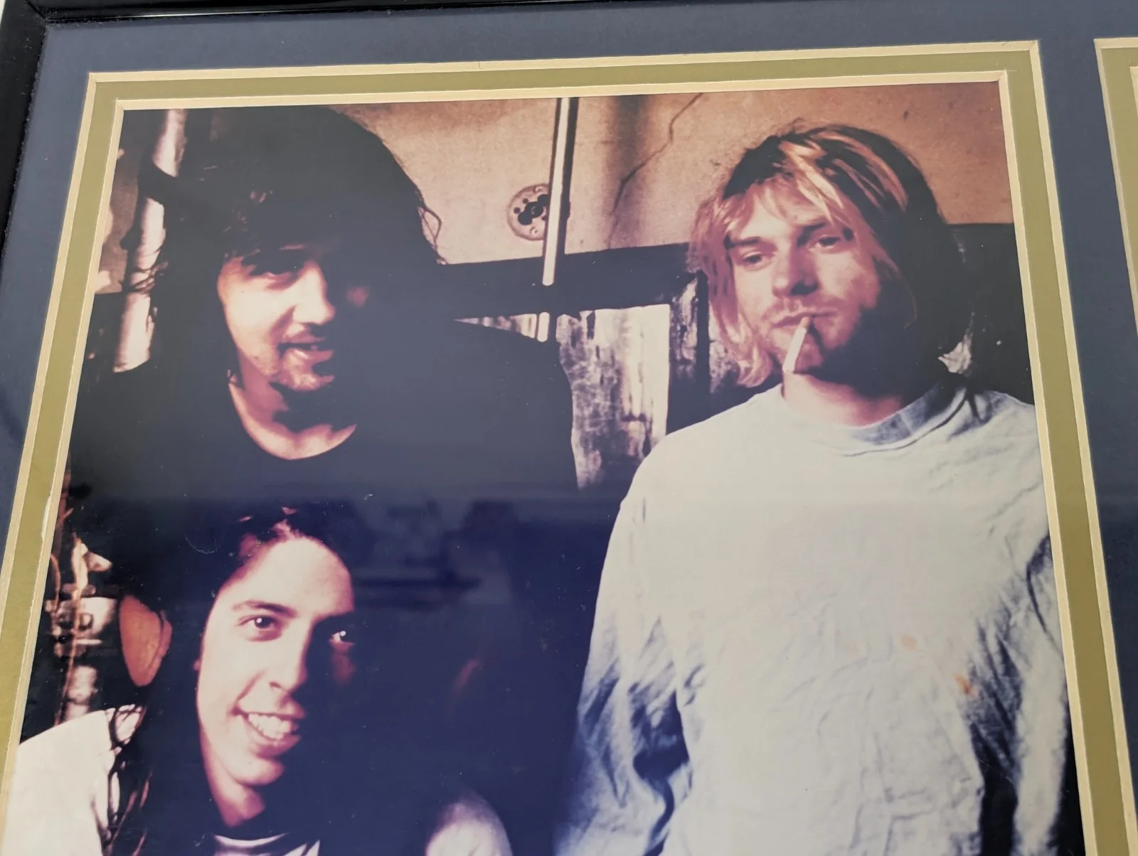 Nirvana 14x11 Framed Photo Set With Band Member Information (8), image 4