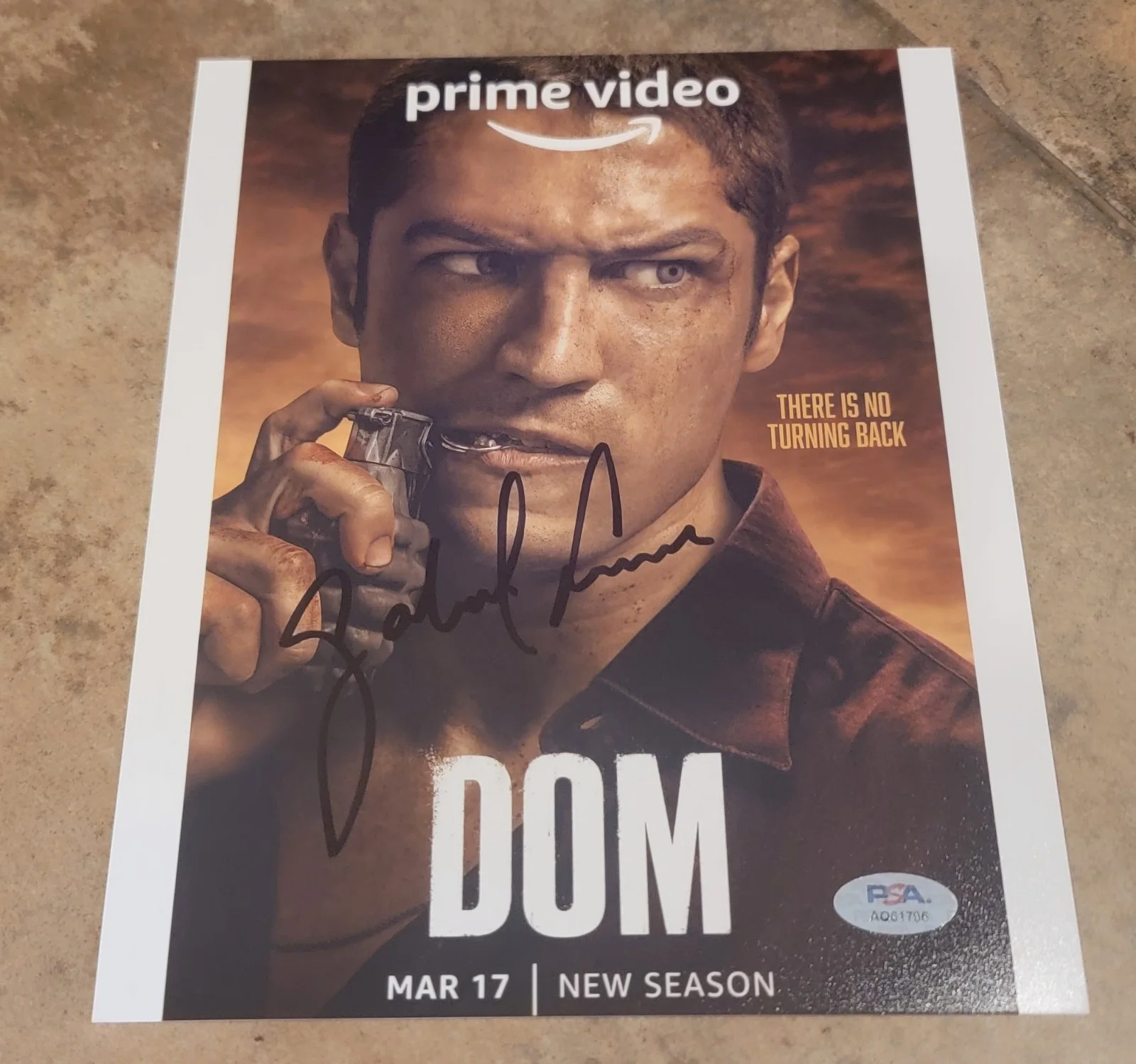 Gabriel Leone — Gabriel Leone signed 8x10 photo PSA DNA autograph DOM