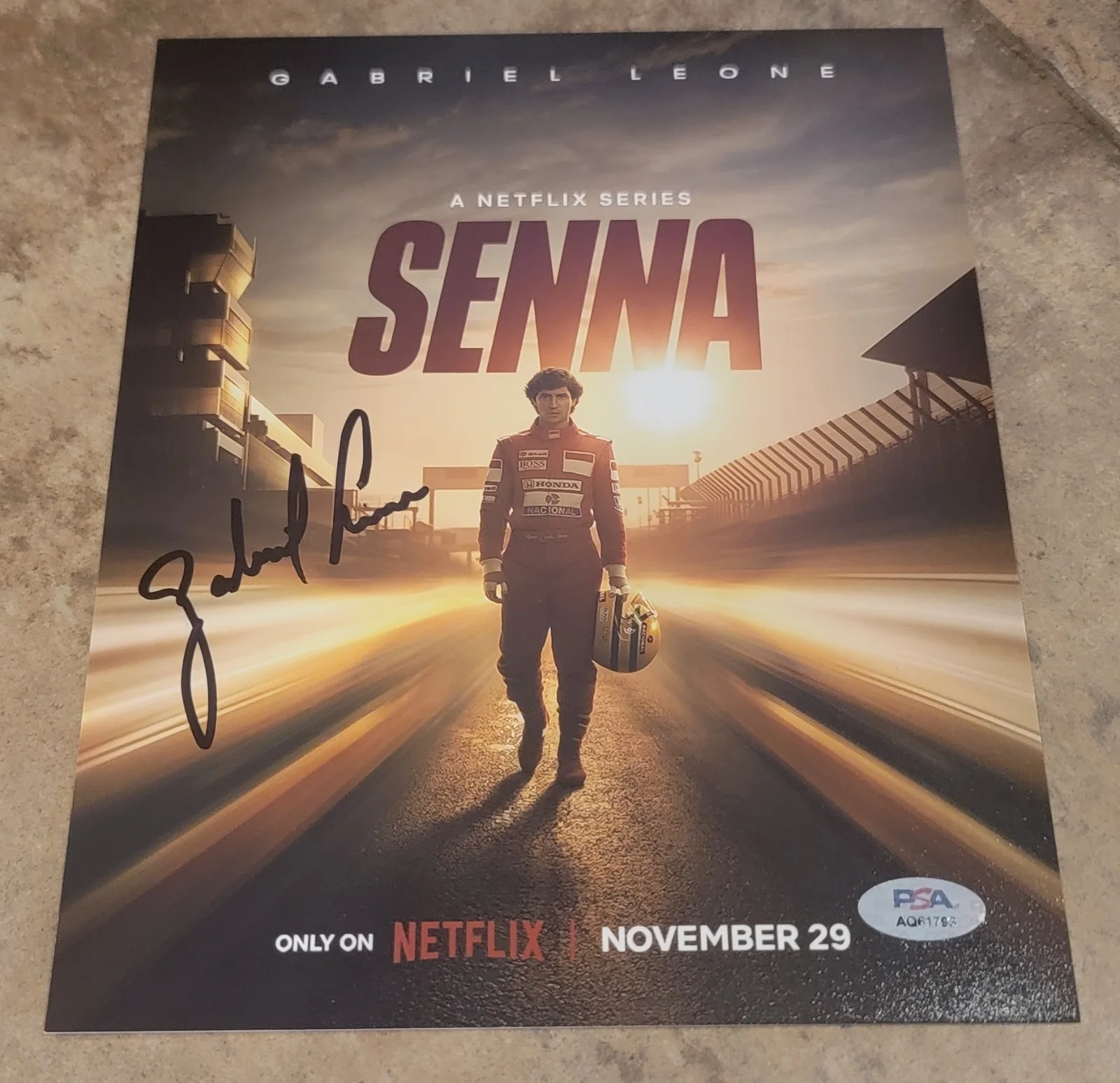 Gabriel Leone — Gabriel Leone signed 8x10 photo PSA DNA autograph Senna