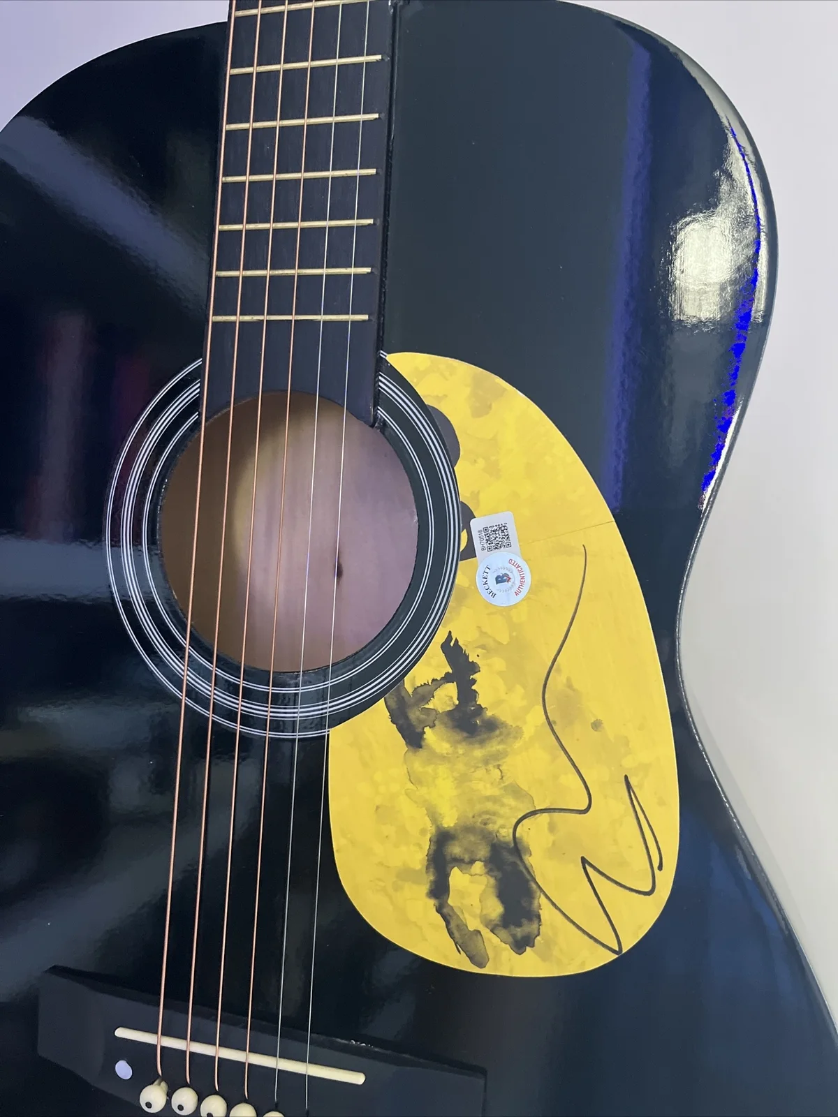 Autographed Ed Sheeran Signed 39" Acoustic Guitar COA (Beckett), изображение 2